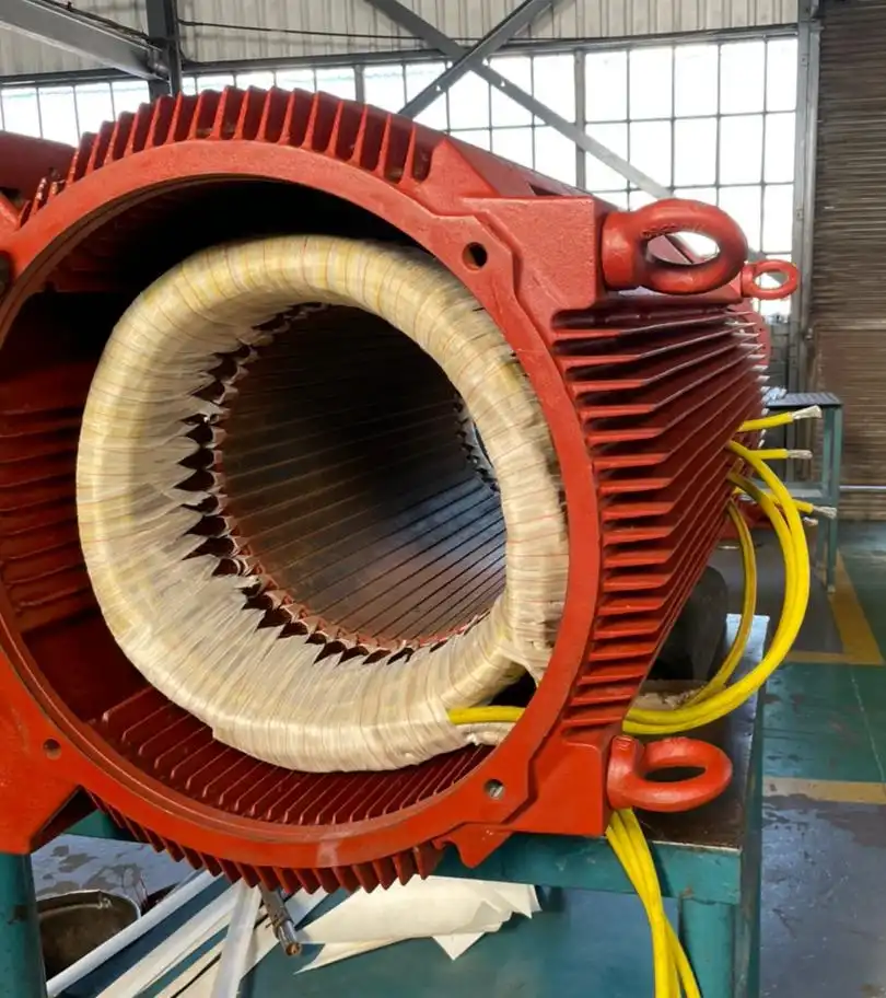 Motor stator rewinding image